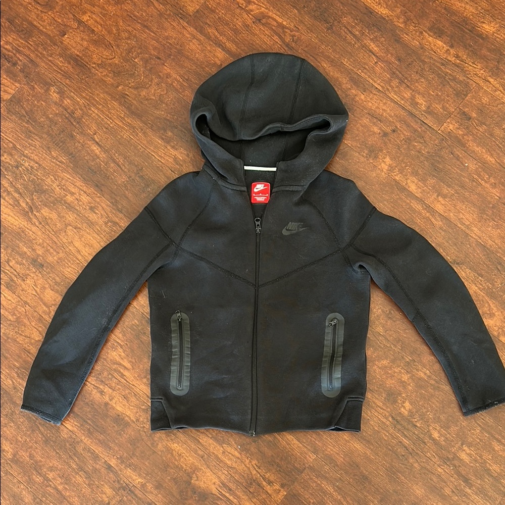 Nike Kids Tech Black Hoodie
